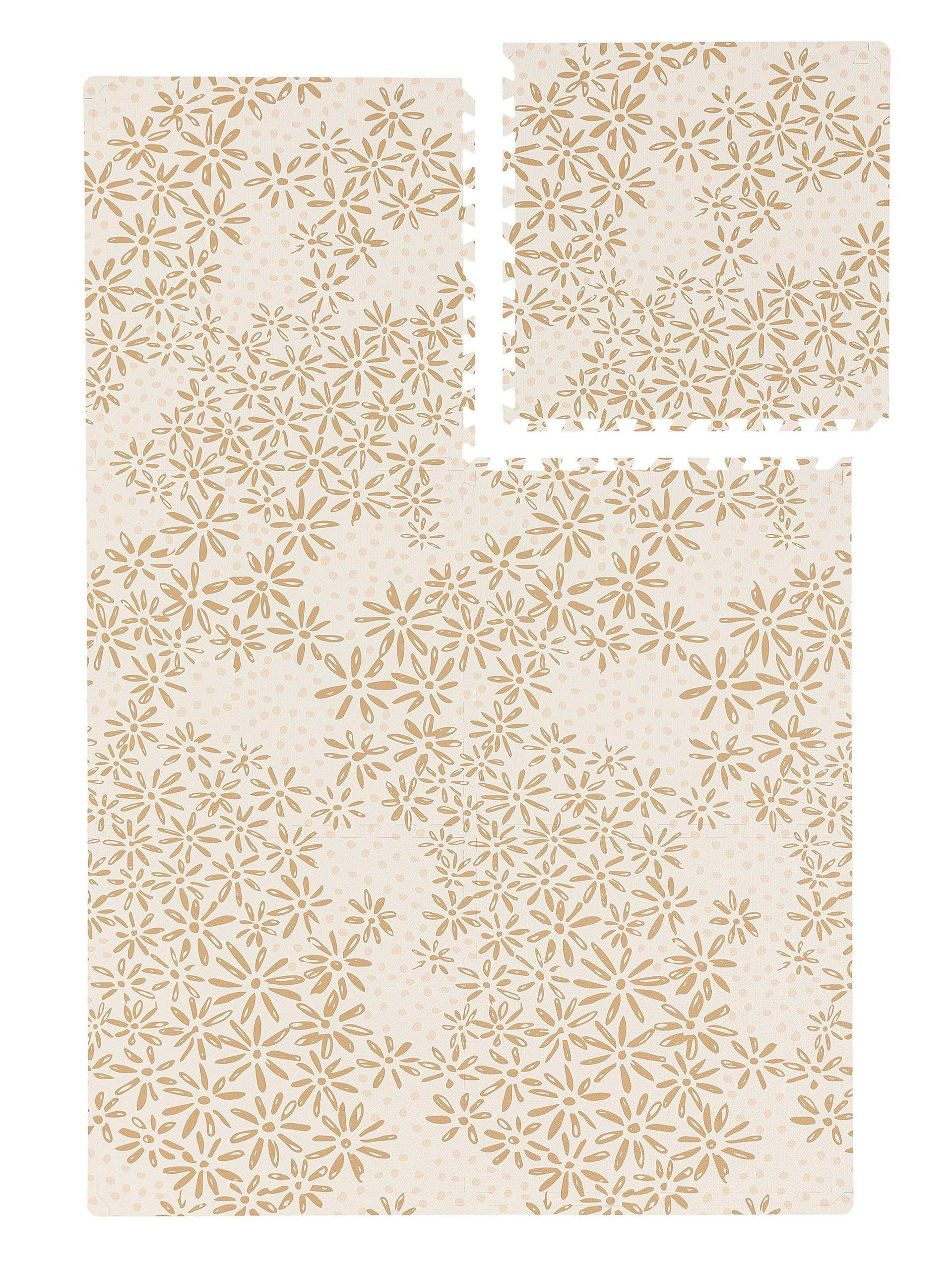 SPIELMATTE Daisy Beige 120x180 cm - Beige, Textil (120/180cm) - Lytte