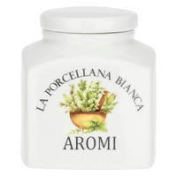 VORRATSDOSE Aromi 0,5 l - Multicolor, Keramik (10/10/11cm) - La Porcellana Bianca