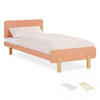 KINDERBETT altrosa 90/200 Lattenrost Matratze - Altrosa, Holz (95/77/209cm) - Homestyle4u