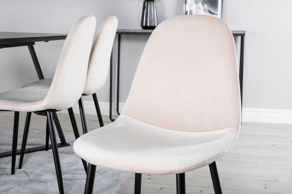 TISCHGRUPPE Beige - Beige, Holzwerkstoff (90/75/180cm) - ebuy24
