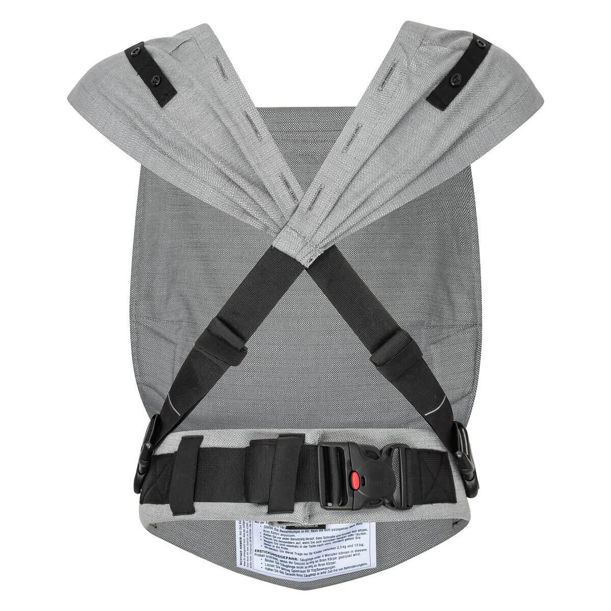 BABYTRAGE Primeo - Grau, Textil (26.5/7.2/38.5cm) - Hoppediz