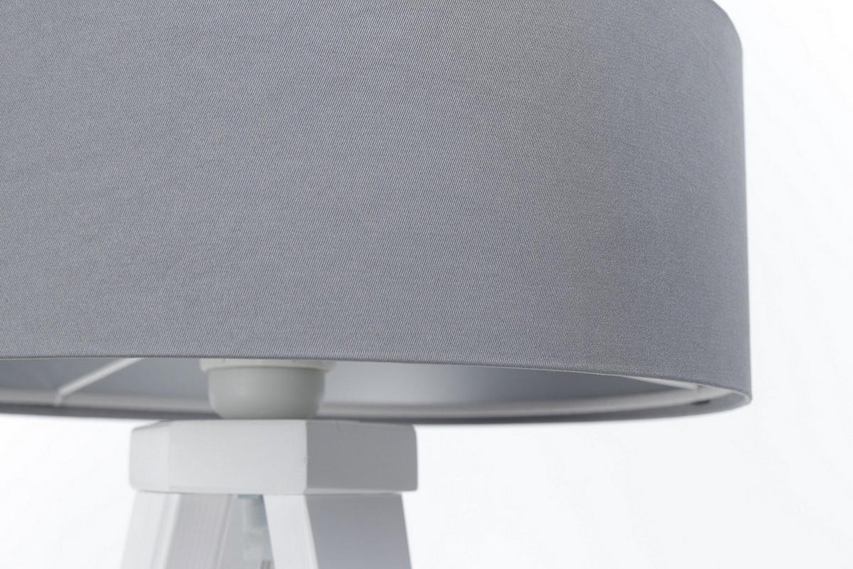 TISCHLAMPE Grau 30/45 cm - Weiß, Kunststoff (30/0.7/45cm) - ONZENO