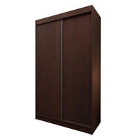 SCHWEBETÜRENSCHRANK SOFIA 120/216/61 cm 2-türig Wengefarben - Wengefarben, Holzwerkstoff (120/216/61cm) - MASSENO