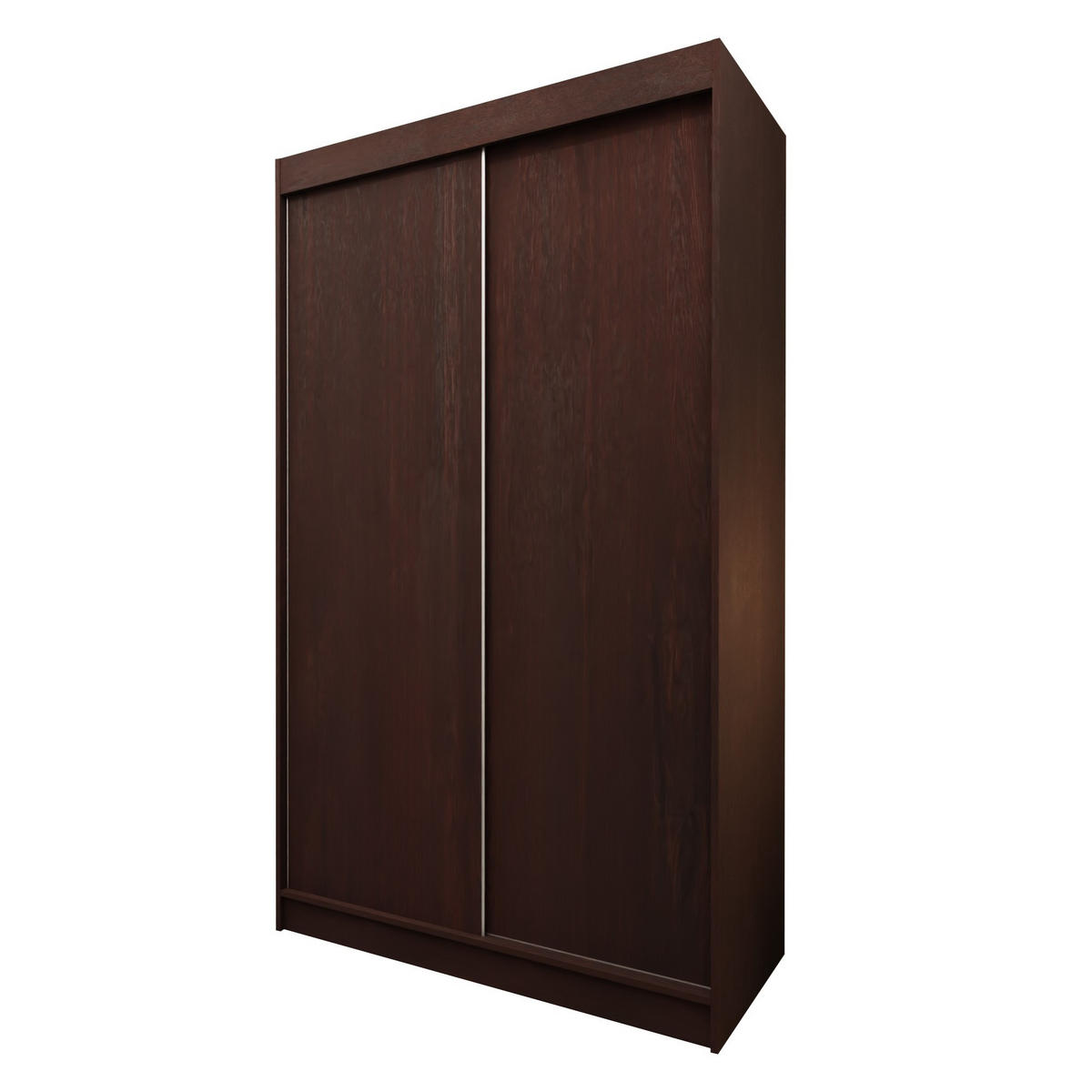 SCHWEBETÜRENSCHRANK SOFIA 120/216/61 cm 2-türig Wengefarben - Wengefarben, Holzwerkstoff (120/216/61cm) - MASSENO
