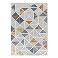 WEBTEPPICH Mehrfarbig Broadway 136/200 cm - Multicolor/Grau, Naturmaterialien/Textil (136/200cm) - Atticgo