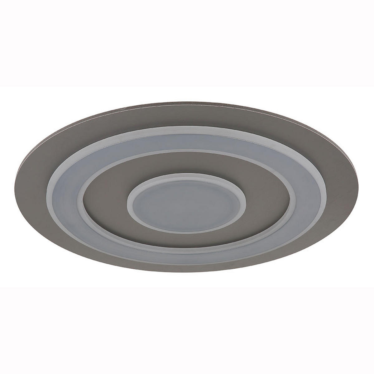 LED DECKENLEUCHTE Metall Anthrazit Grau - Grau, Metall (60/60/5.5cm) - Globo Lighting