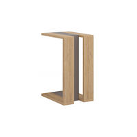 BEISTELLTISCH Muju C Eiche/Mokka 30/40/57 cm - Mokka, Holzwerkstoff (40/30/57cm) - Decortie