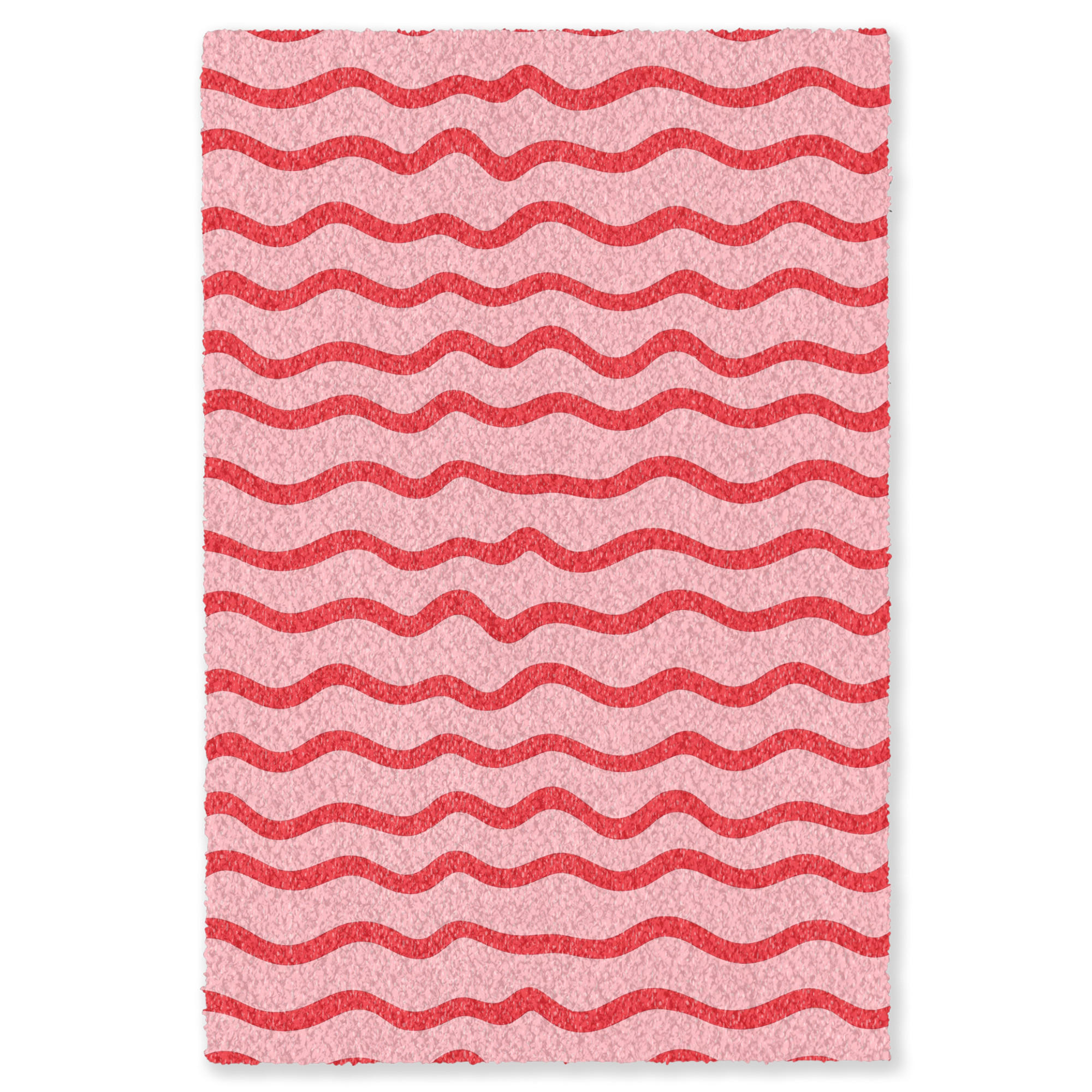 TEPPICH - Verspielt - Muster - Rot - 120x180 cm - Rot, Kunststoff/Textil (120/0.4cm) - OnlyWow