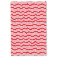 TEPPICH - Verspielt - Muster - Rot - 120x180 cm - Rot, Kunststoff/Textil (120/0.4cm) - OnlyWow