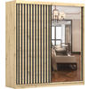 SCHIEBETÜRENSCHRANK - Vera 2D 203 - Eiche Artisan, Holzwerkstoff/Metall (203/218/61cm) - Möblo