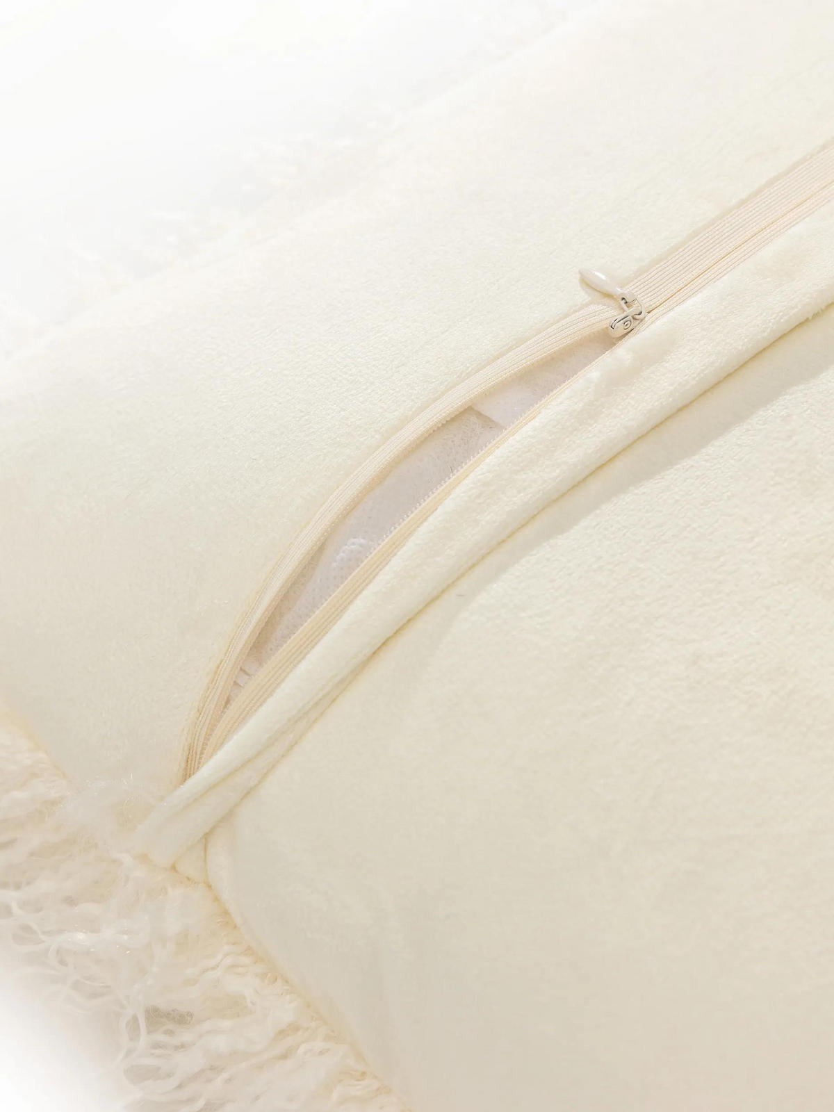 KISSENBEZUG Oscar Cream 45x45 cm - Creme, Textil (45/45cm) - benuta Nest