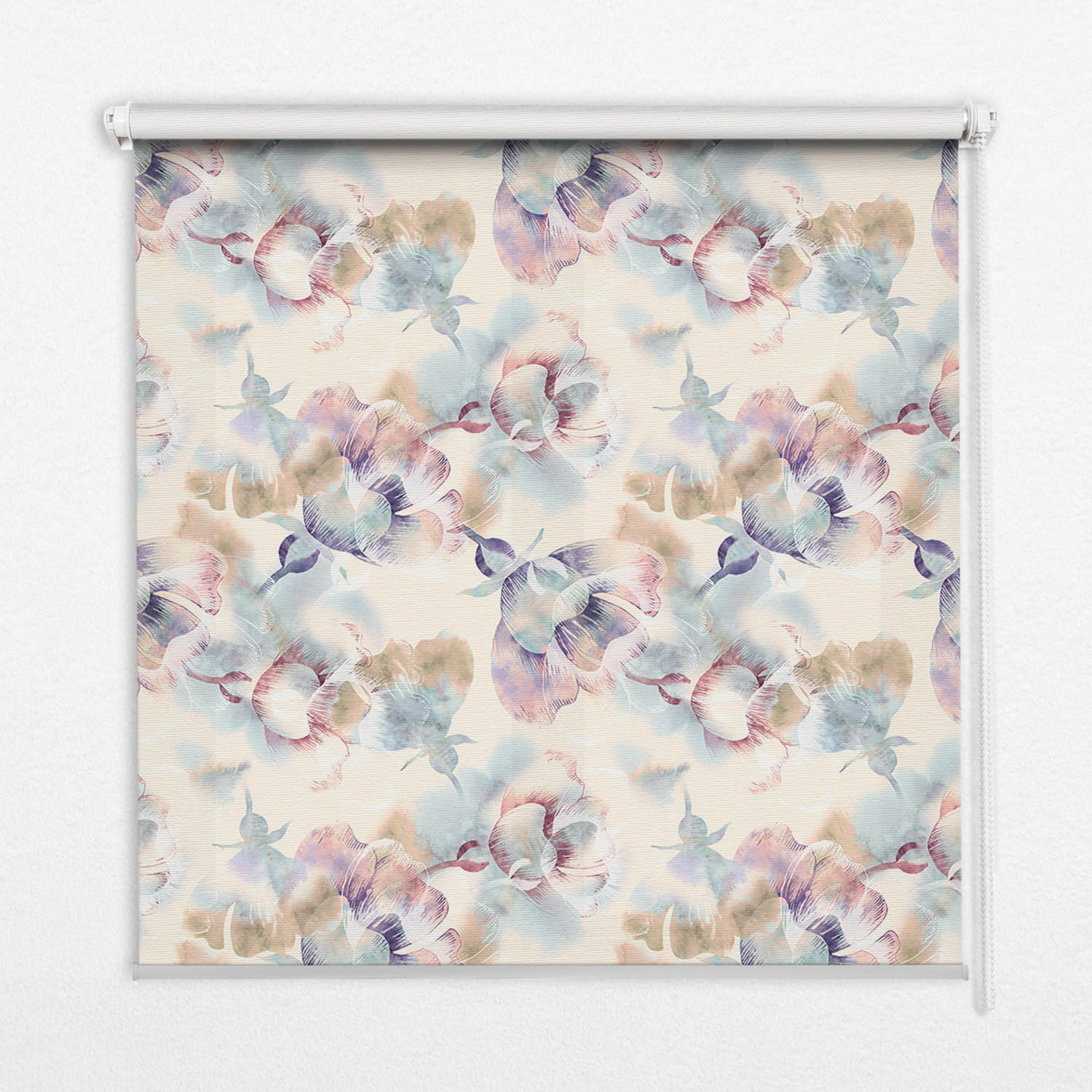 TULUP VNITŘNÍ roleta - okenní roleta - roleta - 130x140 cm - Barevné malované květiny