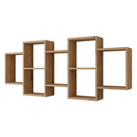 WANDREGAL Trio 001 - Eiche Wotan, Holzwerkstoff (161/65/18cm) - MIRJAN24