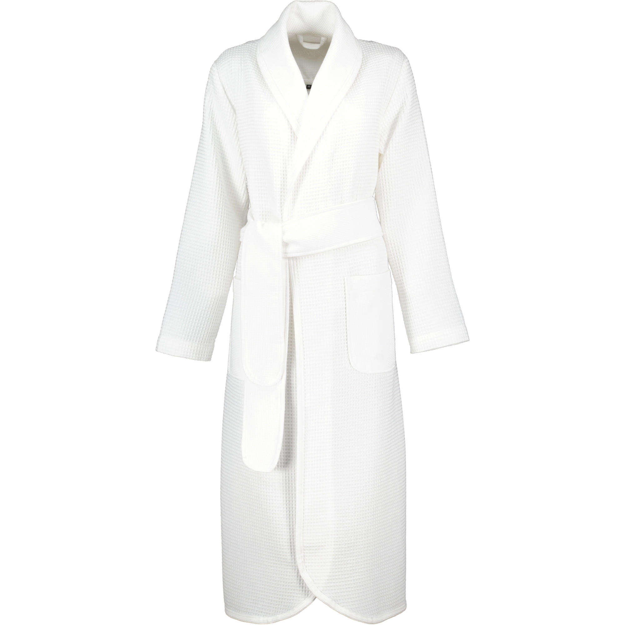 BADEMANTEL DAMEN SCHALKRAGEN CATANIA WEISS - 0300 - Weiß, Textil (Mnull) - Vossen