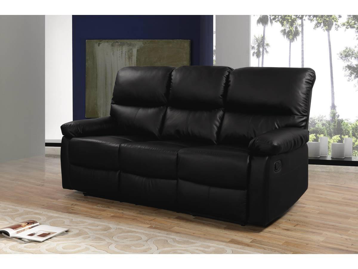 RELAXSOFA Lincoln Schwarz - Schwarz, Kunststoff (197/103/89cm) - Habitat Garten