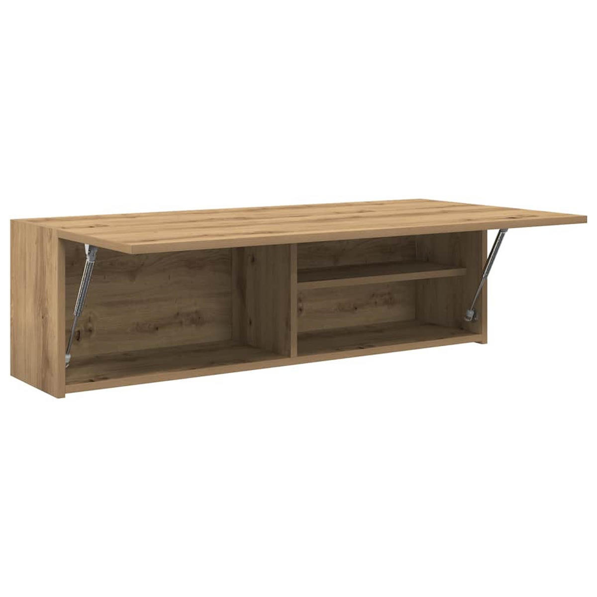 BAD-WANDSCHRANK Artisan-Eiche 100/25/30 Cm Holzwerkstoff - Braun, Holzwerkstoff (25/30/100cm) - vidaXL