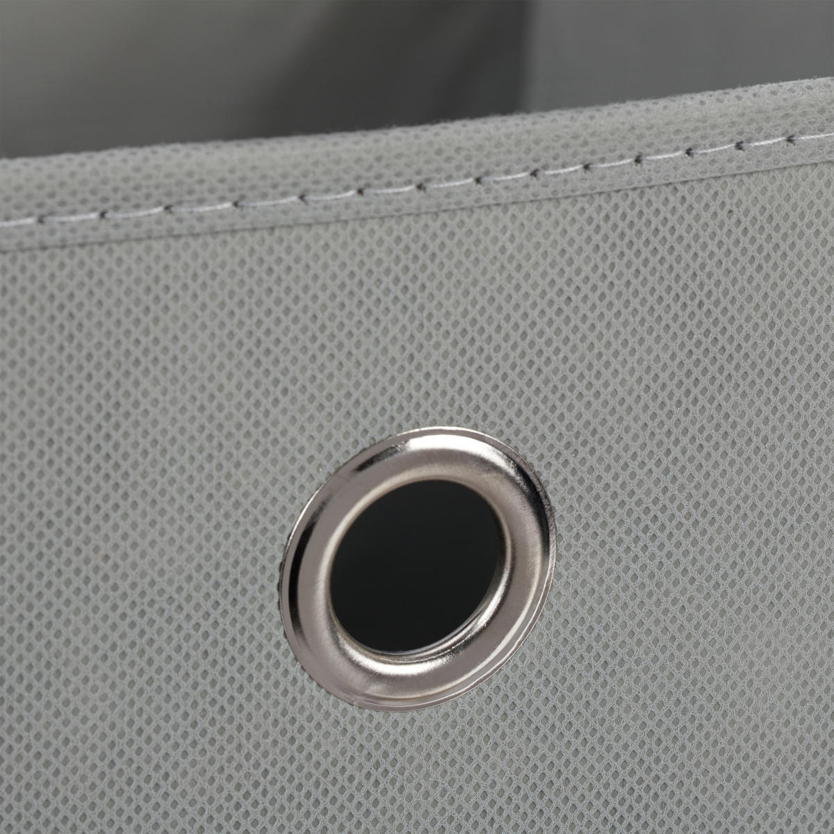 2XAUFBEWAHRUNGSBOX - Grau, Wellpappe/Textil (30/30/30cm) - Relaxdays