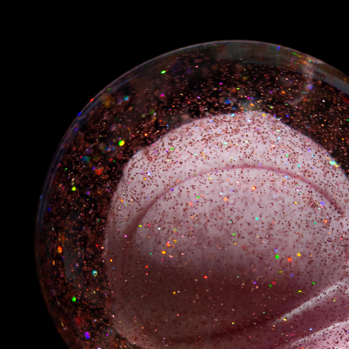 SCHNEEKUGEL Summerglobe The Astronauts Small, Glas / Polyresin, Pink, 13 cm - Rosa, Glas (6/13/5cm) - Donkey Products