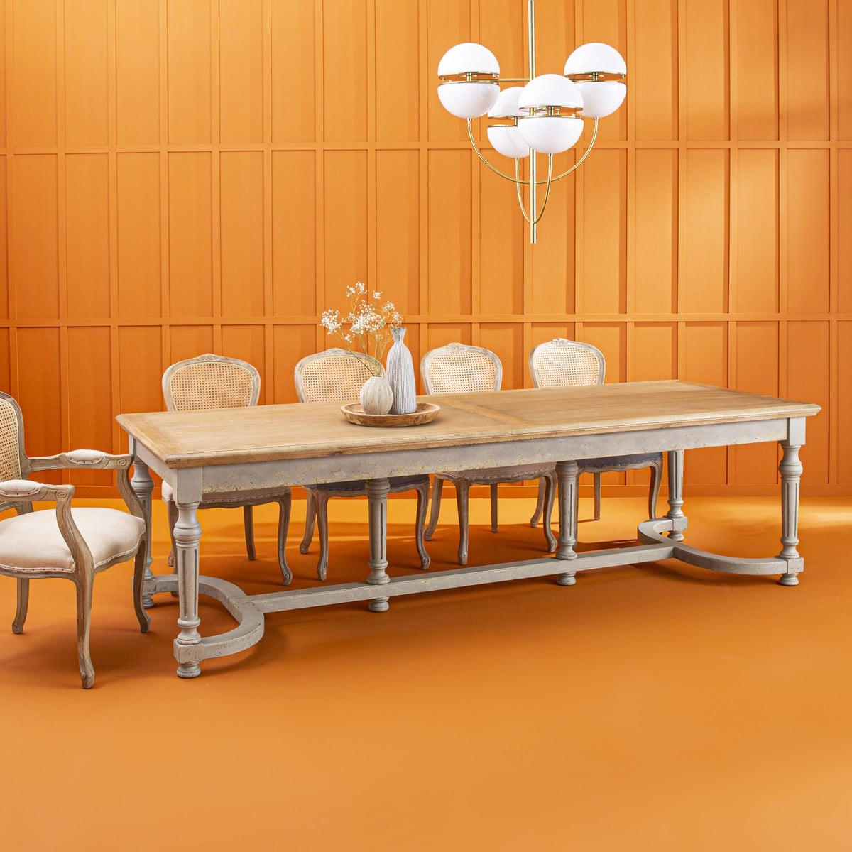 TISCH aus massivholz fantastique 280/100/78 cm - Eschefarben, Holz (280/100/78cm) - Signature