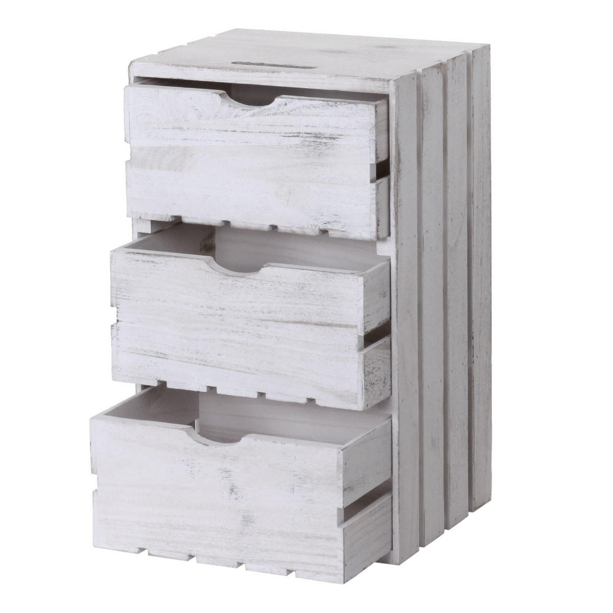 KOMMODE Weiß - Weiß, Holz (32/53/26cm) - MCW