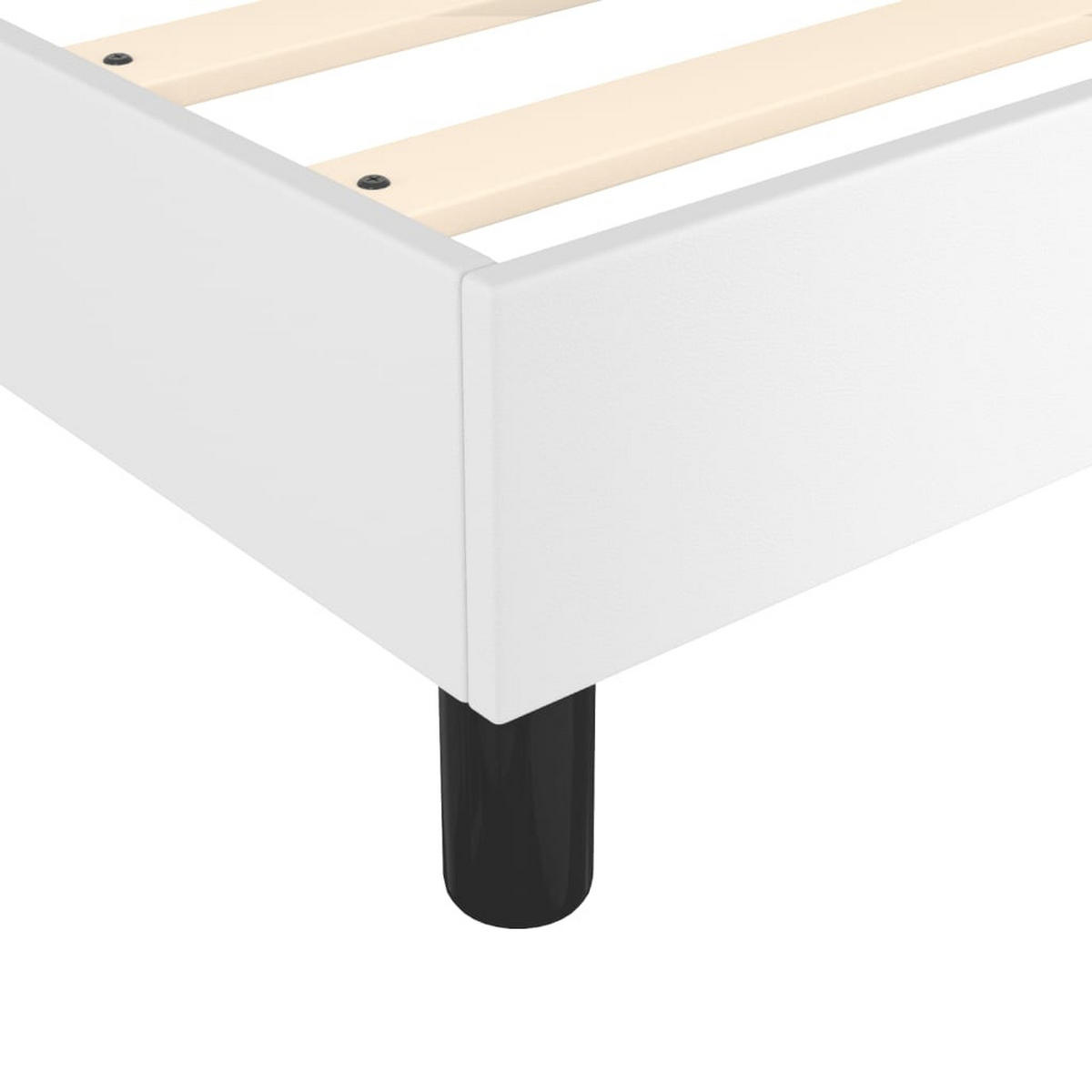 POLSTERBETT Rabjohns 160/203 cm - Weiß, Holzwerkstoff (160/200cm) - Nettlife