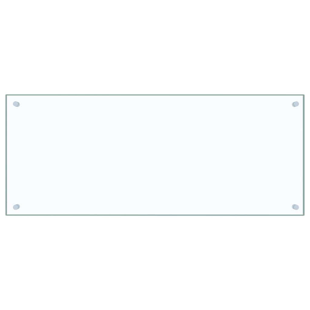 KÜCHENRÜCKWAND Glas 100x40 cm Transparent Wand-Spritzschutz - Transparent, Glas (100/40/0.6cm) - DELUKE