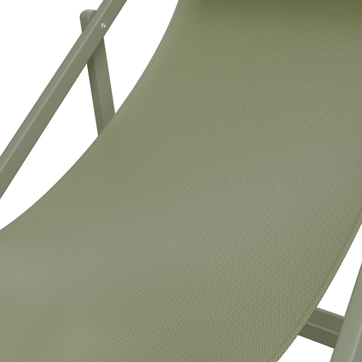 LIEGESTUHL - Stahl / Polyrattan - 2er-Set - Salbeigrün, Textil/Metall (63/93/104cm) - home24