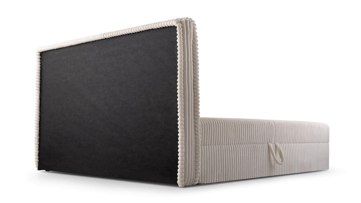 KONTINENTALBETT - Boxspringbett 180 x 200 - 04 Ambience 15 - Hellrosa - Hellrosa, Holzwerkstoff/Textil (180/200cm) - Möblo