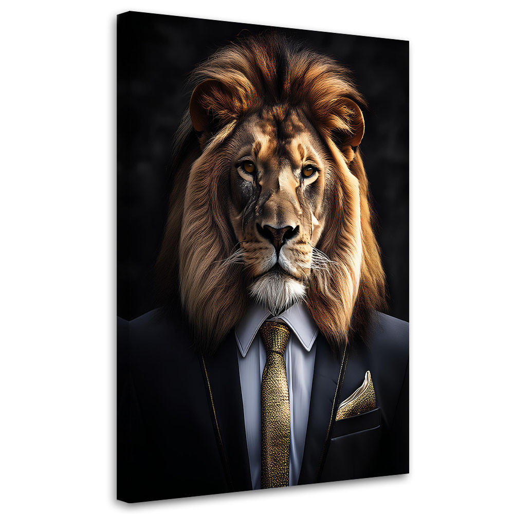 Feeby Wandbild Schwarz 60x90 cm