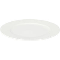 PORZELLANTELLER Weiß 27/27/2,2 cm - Weiß, Keramik (27cm) - Siaki