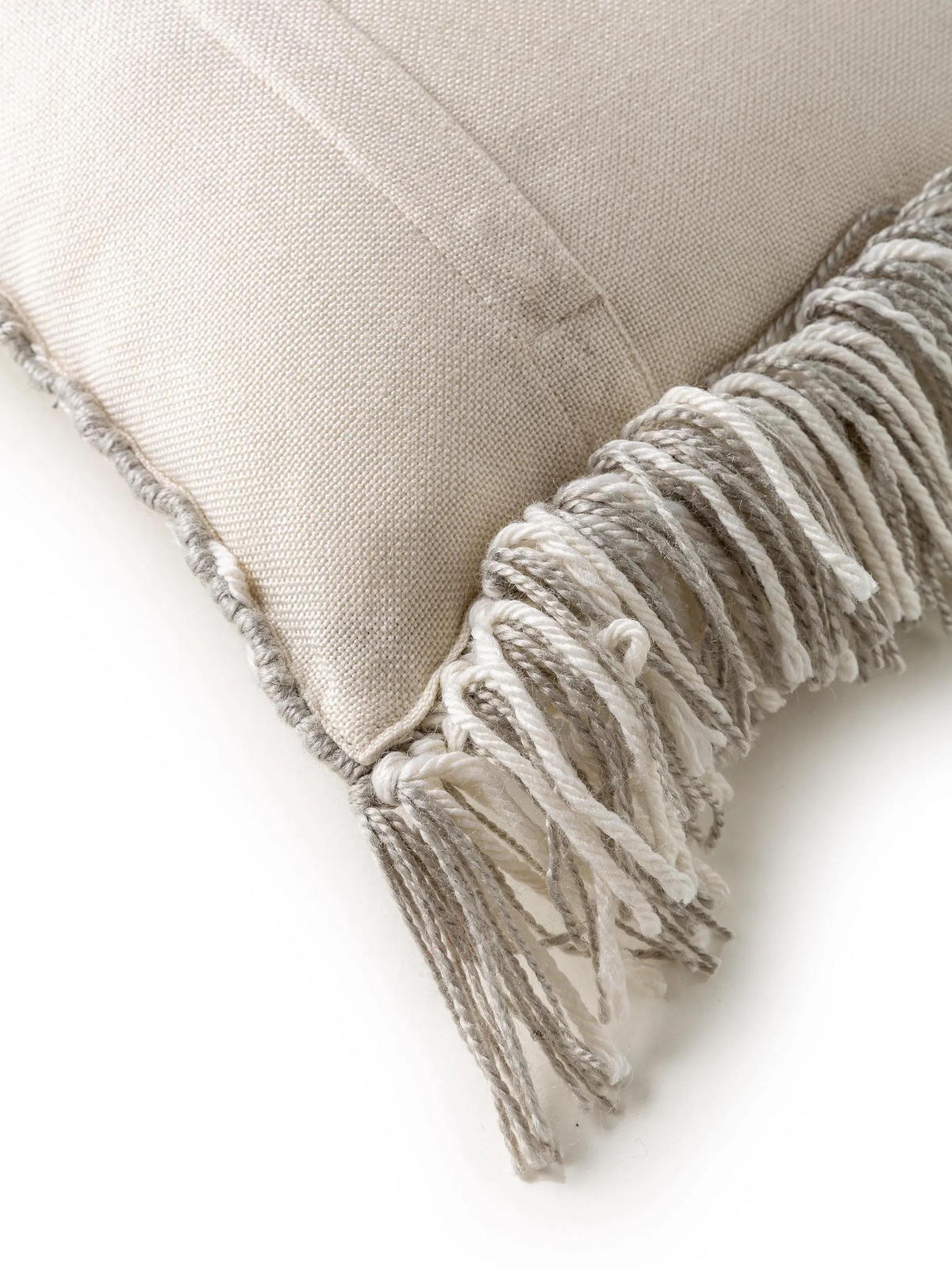 OUTDOORKISSEN Morty Grau 30x50 cm - Grau, Textil (30/50cm) - benuta Pure