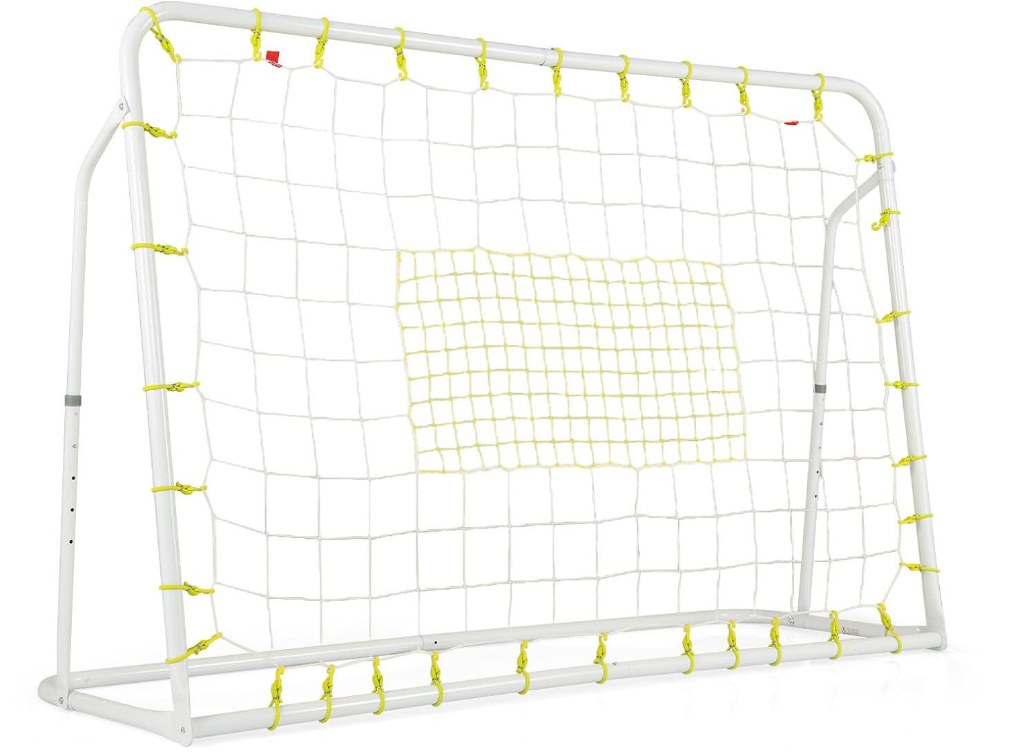 FUBBALLTOR Weiß - Weiß, Metall (60/123/187cm) - COSTWAY