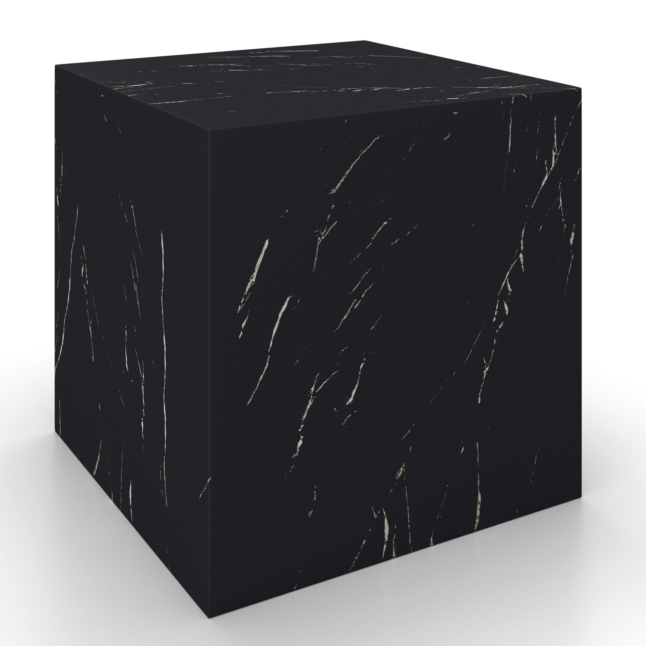 Bessagi Home Couchtisch Schwarz 40x45.5x40 cm