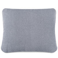 GARTENKISSEN RAMBE Dekokissen mit Füllung, 40x35 cm, Outdoorgeeignet, Dunkelblau - Dunkelblau/Weiß, Textil (40/35cm) - KONSIMO®