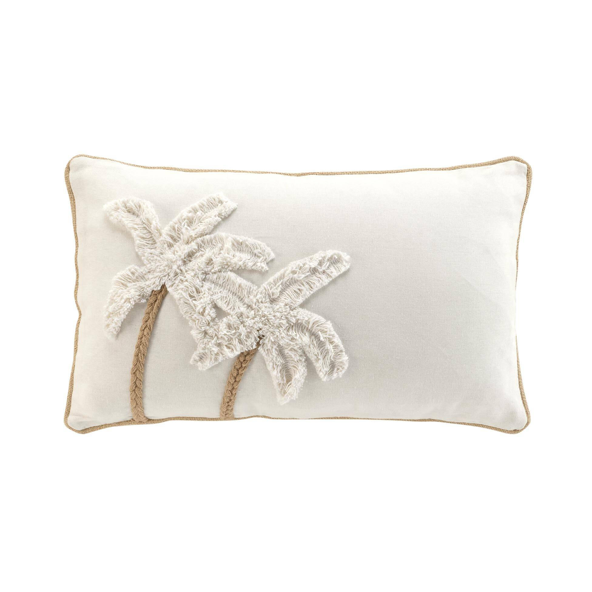DEKOKISSEN Baumwolle Palme 30/50 cm - Beige, Naturmaterialien (30/50cm) - Douceur d´intérieur