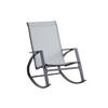 SCHAUKELLIEGE Hellgrau 104/60/94 cm - Hellgrau, Metall (104/94/60cm) - Mobili Rebecca