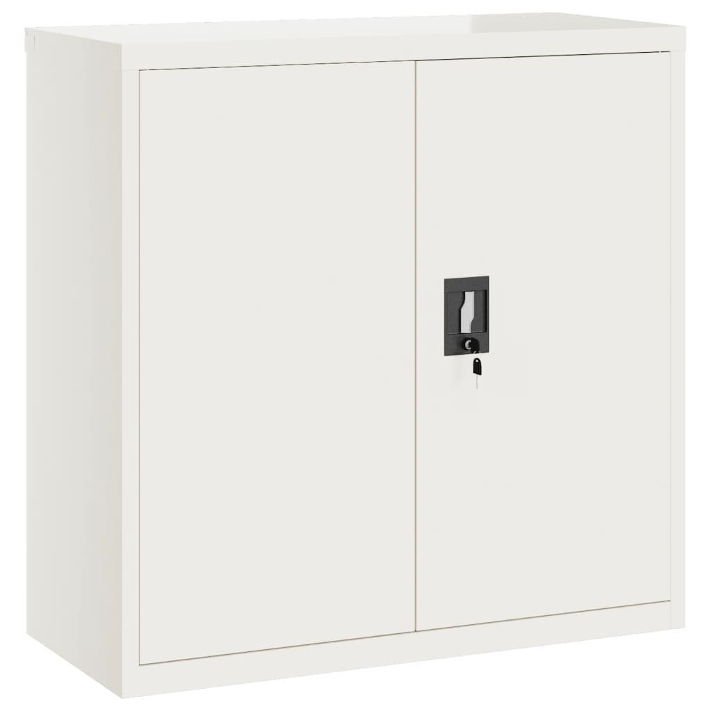 vidaXL Aktenschrank Weiß 40x90x90 cm