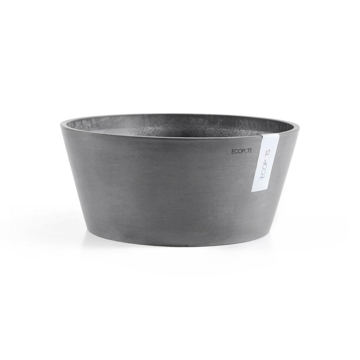 BLUMENTOPF Frankfurt 50/25,7 cm Grau - Grau, Kunststoff (50/25.7cm) - Ecopots
