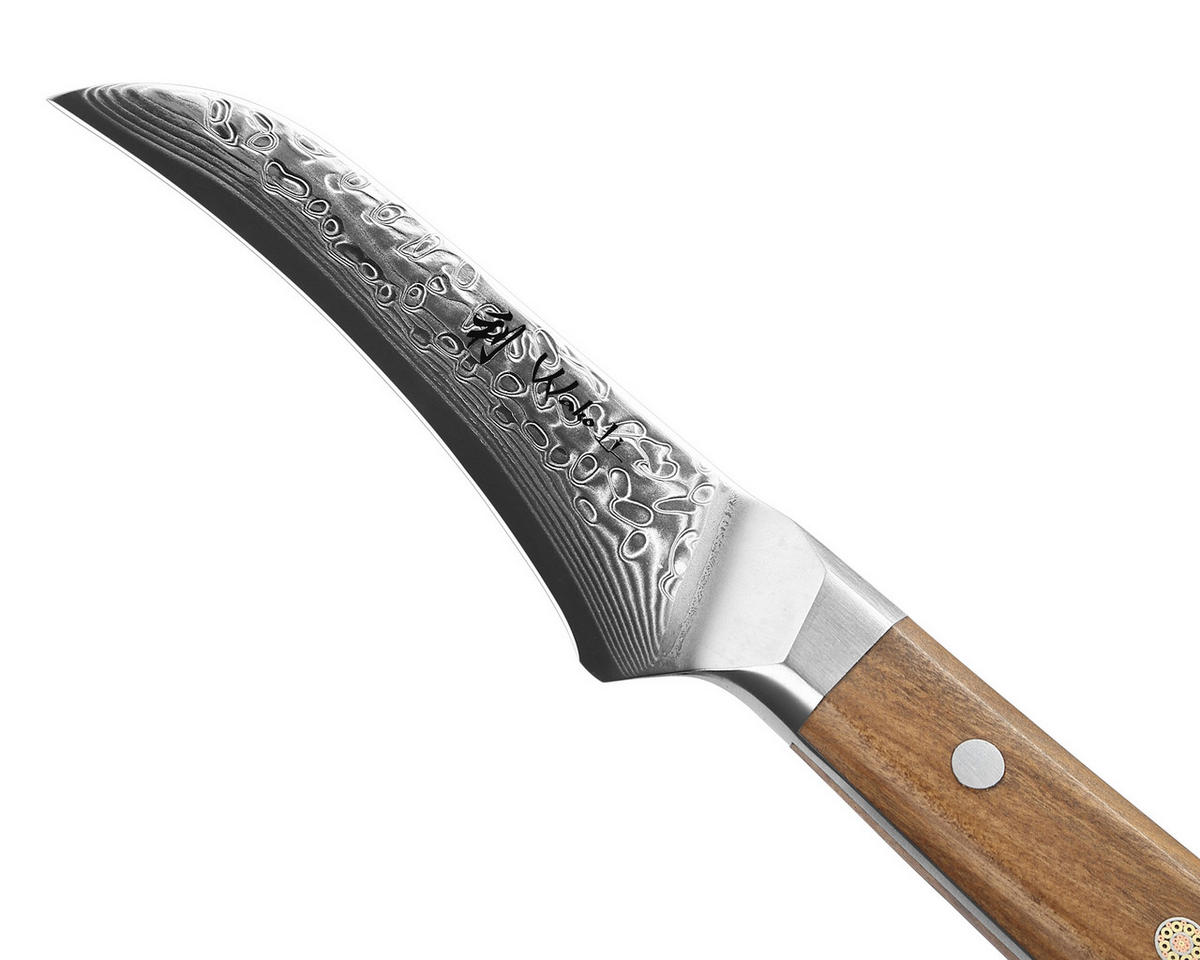 SCHÄLMESSER 8,5 cm - Braun, Metall (20cm) - Wakoli