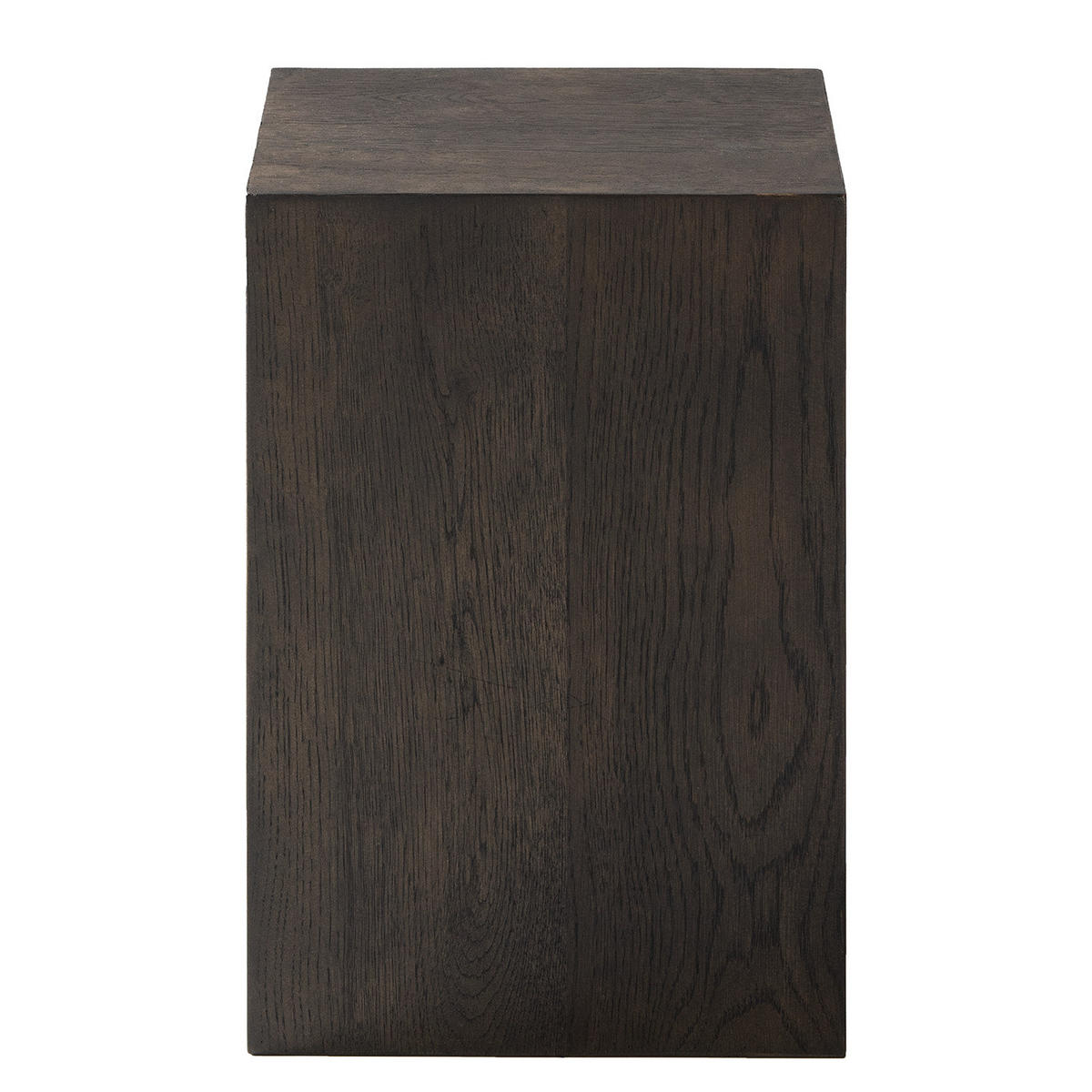 BEISTELLTISCH - Echtholzfurnier - Eichefarben, Holzwerkstoff (27/27/40cm) - home24