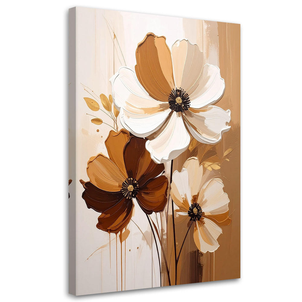 Feeby Leinwandbild, Braun 70x100 cm