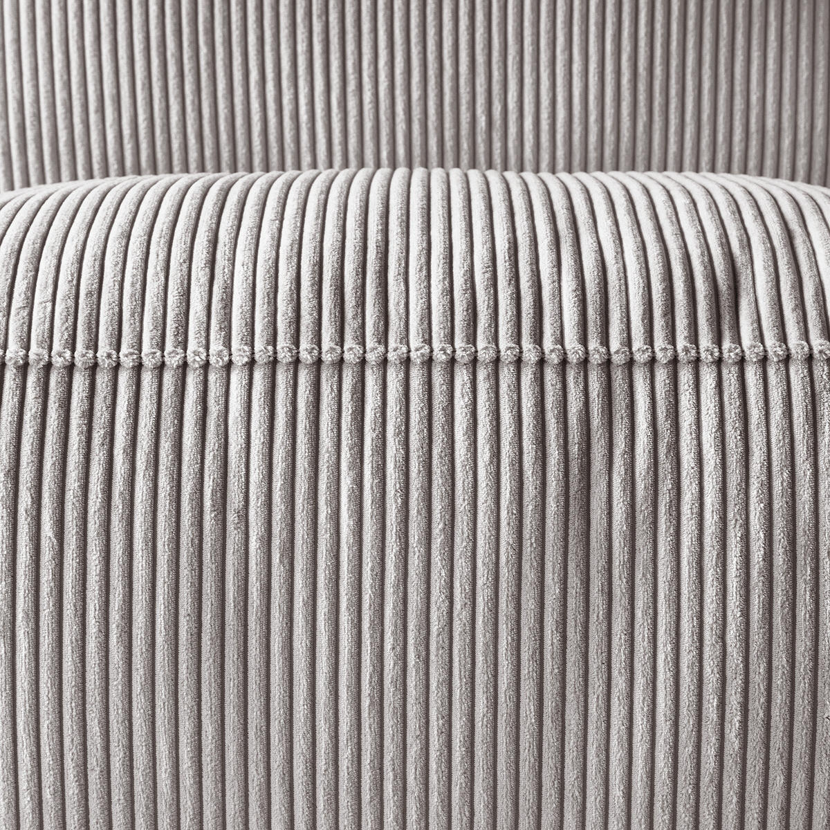 3-SITZER SOFA - Hellgrau, Textil (240/75/96cm) - home24