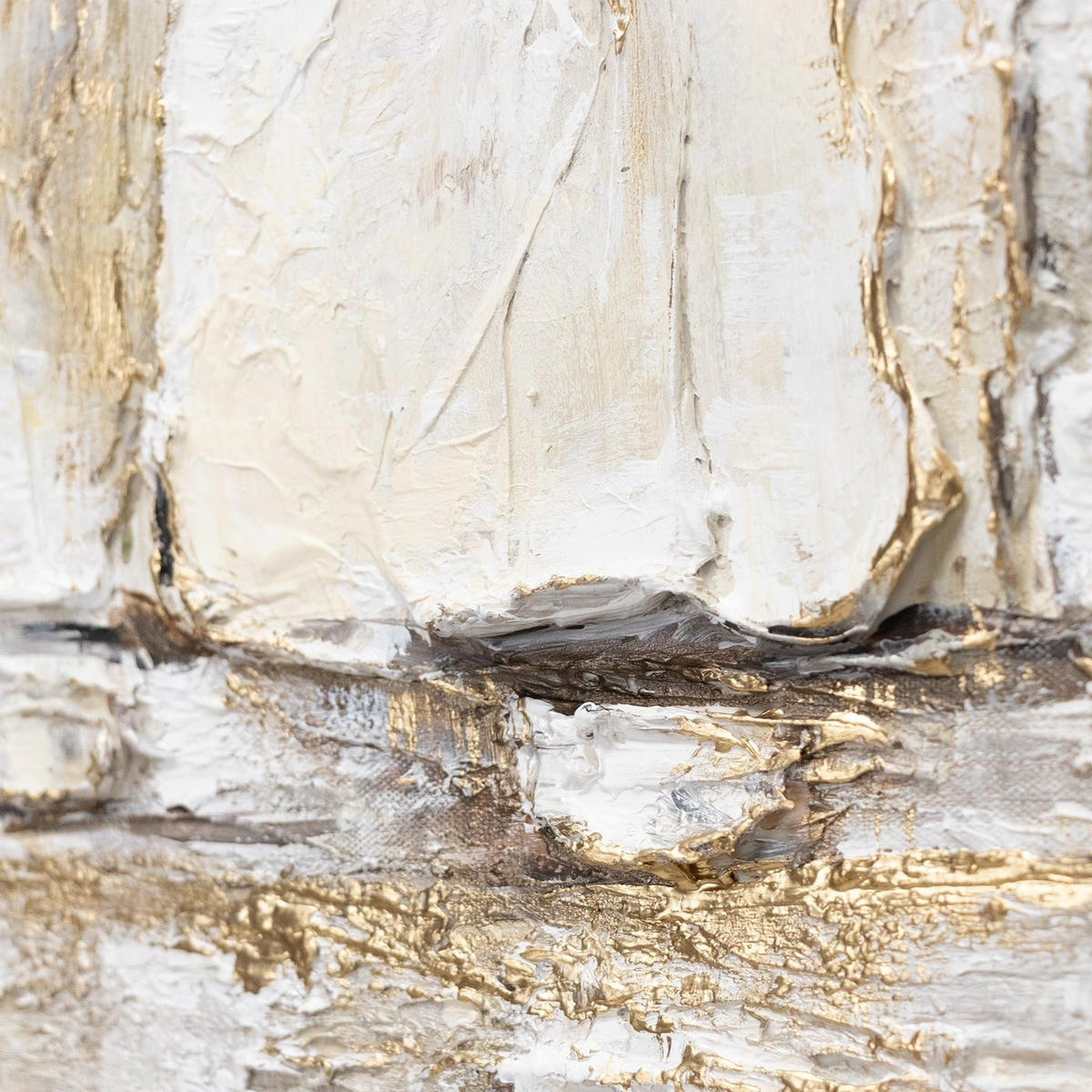 GEMÄLDE Sonnenblendung auf Keilrahmen 140x70 cm - Braun, Holz (140/70cm) - YS-art gallery