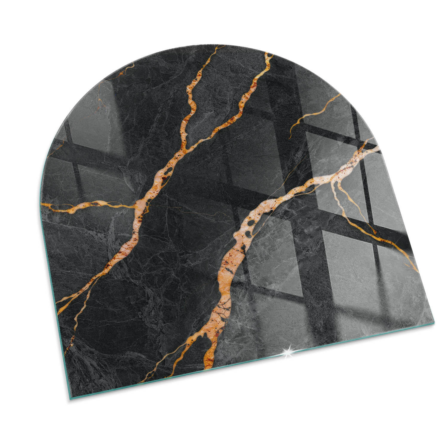 TULUP PODLOŽKA POD KRB 100x100 cm - Elegantní mramor se žilkováním