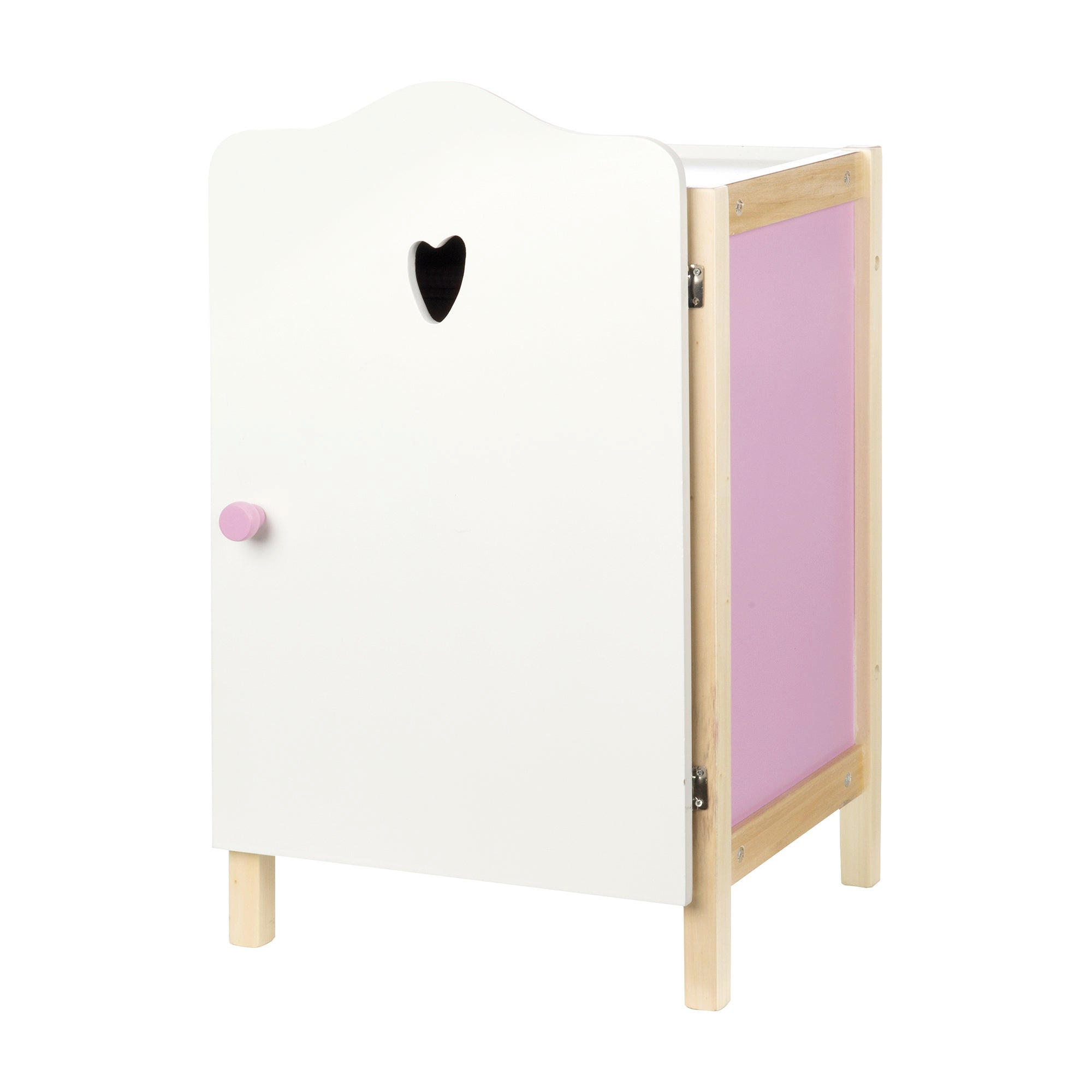 PUPPENKLEIDERSCHRANK Scarlett - Multicolor, Holzwerkstoff (29.5/52/26cm) - Roba