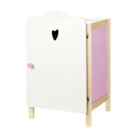 PUPPENKLEIDERSCHRANK Scarlett - Multicolor, Holzwerkstoff (29.5/52/26cm) - Roba