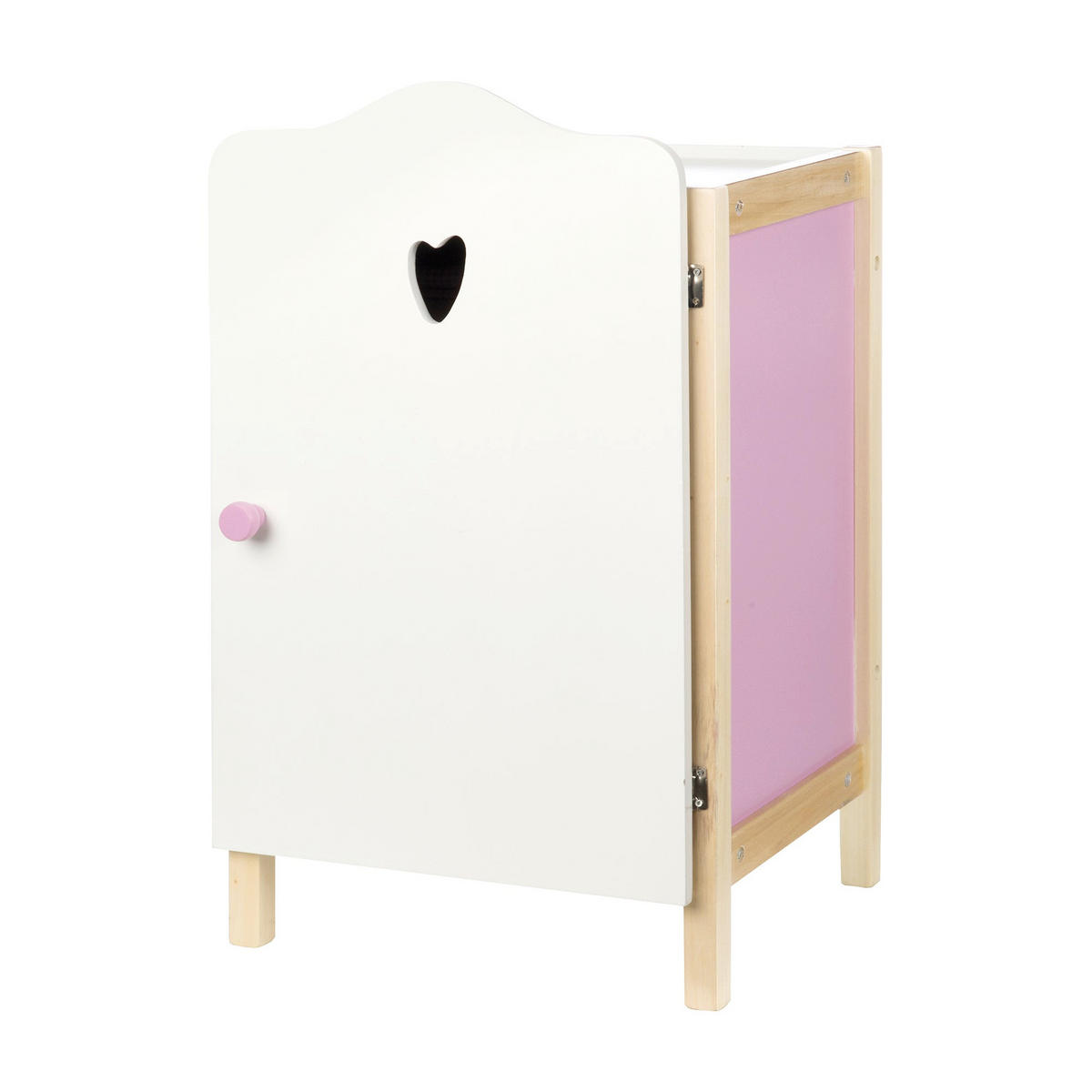 PUPPENKLEIDERSCHRANK Scarlett - Multicolor, Holzwerkstoff (29.5/52/26cm) - Roba