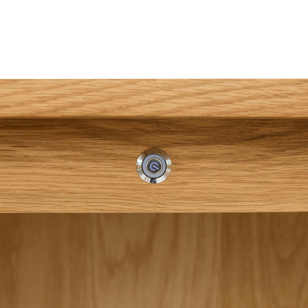 HIGHBOARD Eiche massiv - Eichefarben/Braun, Holz/Holzwerkstoff (123/146/45cm) - Furnhouse