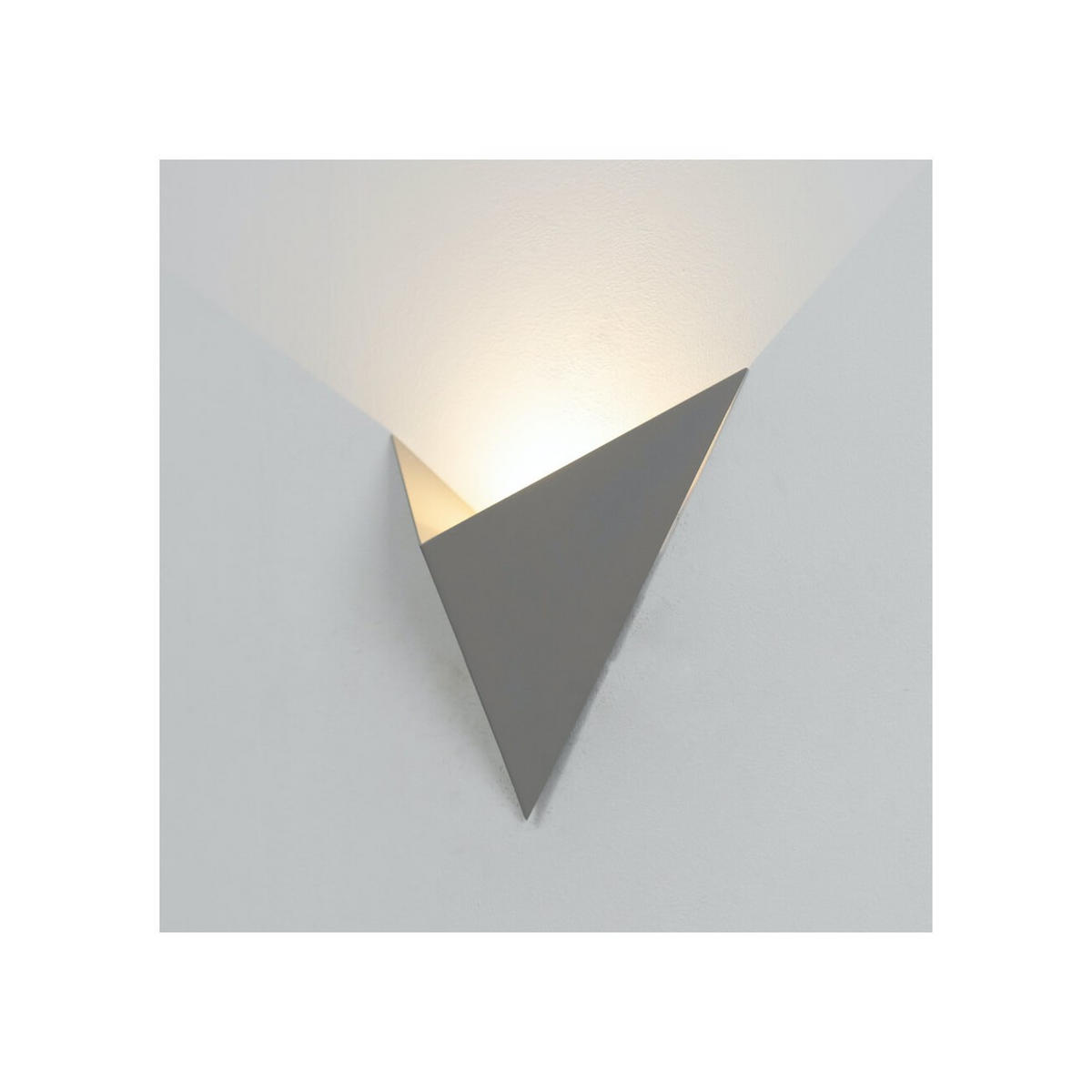 WANDLEUCHTE London, Grau, 25.5cm - Grau, Metall (27/25.5/7cm) - KOSILUM