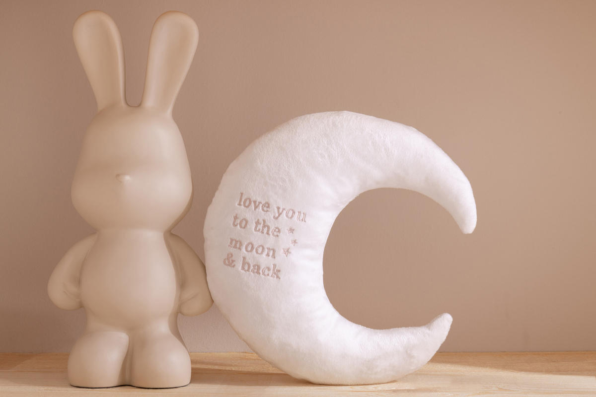MOND POLY Weiß - Weiß, Textil (7/23cm) - J-Line